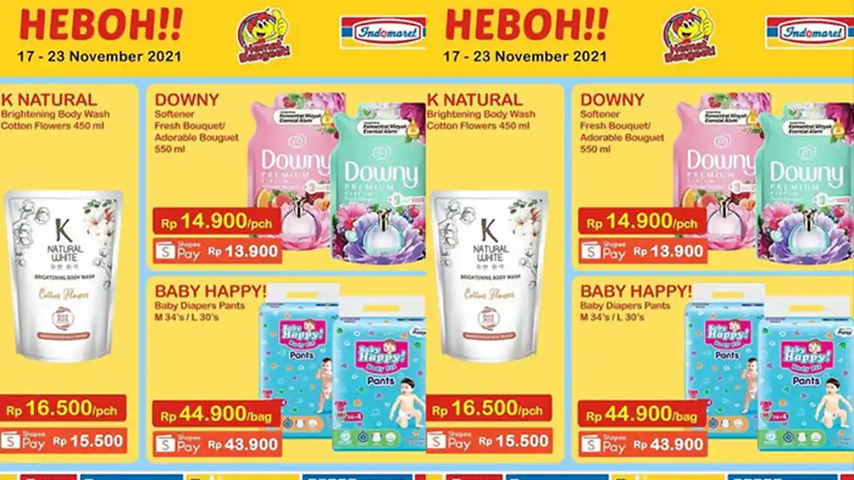 Promo Indomaret Harga Heboh TERBARU 17-23 November 2021, Diskon Popok, Sunlight 780ML Rp12.900