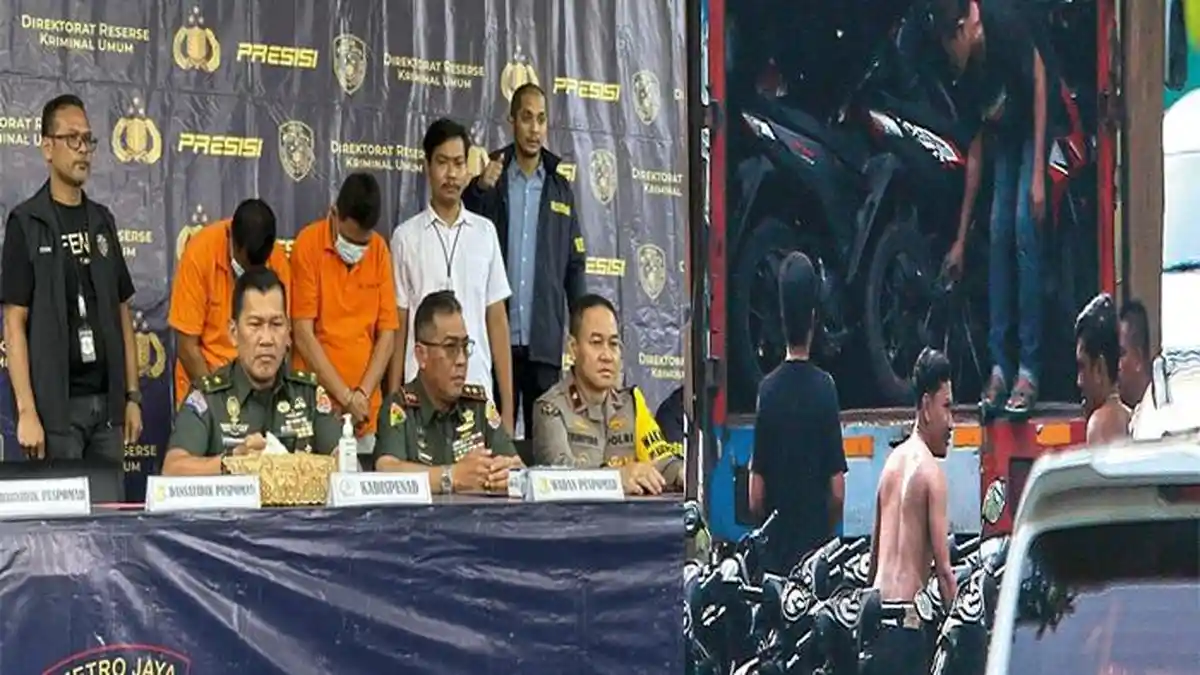 TERKUAK 3 Anggota TNI Patok 2 Juta Biaya Penitipan Motor Curian di Gudang TNI,Raup 30 Juta Per Bulan