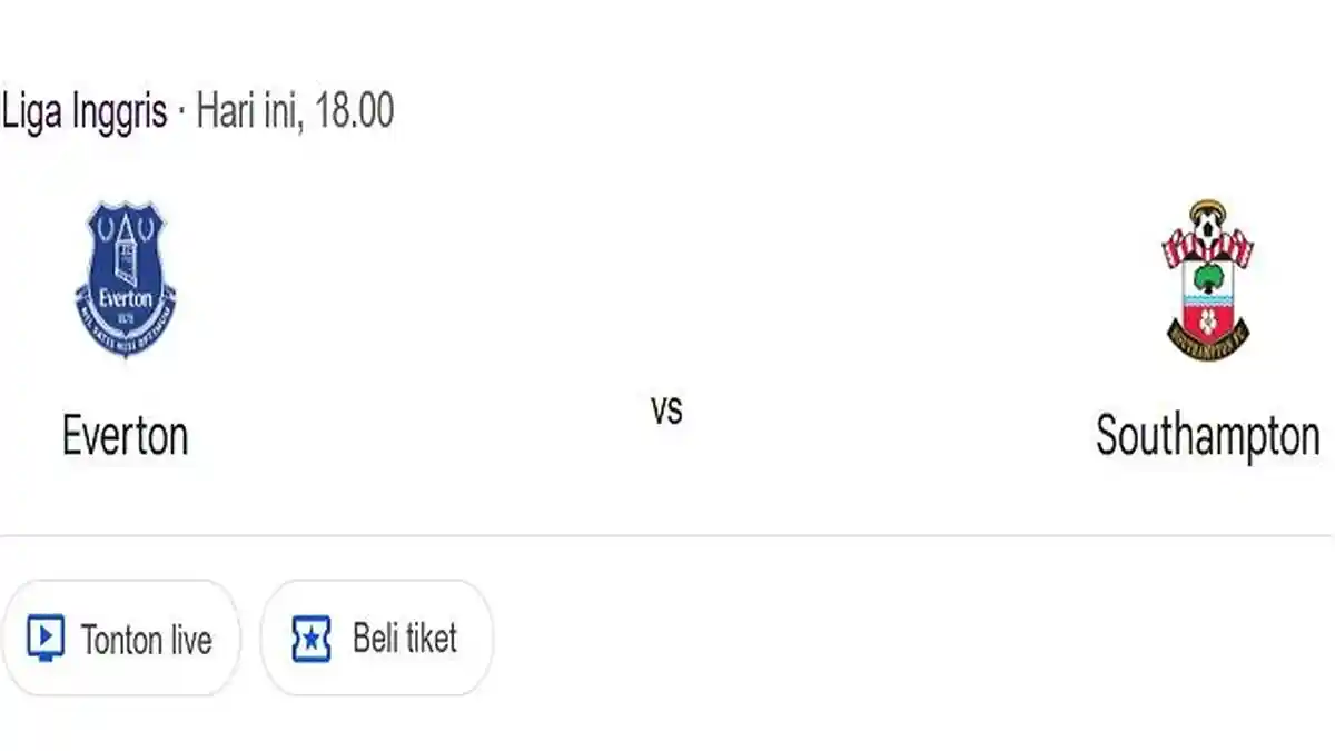 Prediksi Skor dan Susunan Pemain Everton VS Southampton, Adu Tajam Beto dan Archer