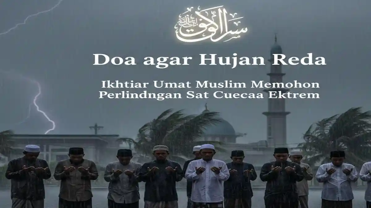 Doa agar Hujan Reda, Ikhtiar Umat Muslim Memohon Perlindungan Saat ...