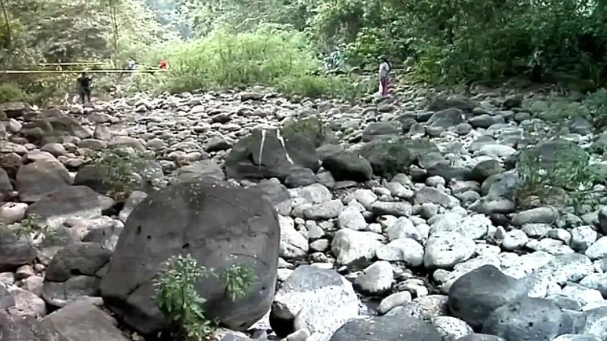 Air Sungai di Meksiko Hilang Setelah Gempa Bumi