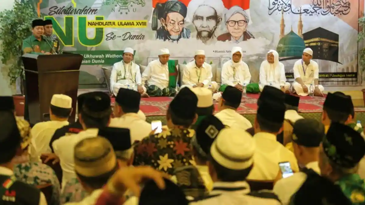 Silaturrahmi NU se-Dunia di Makkah Berkomitmen Lanjutkan Perjuangan Mbah Moen