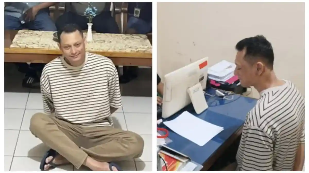 Pria 'Bang Jago' di Jagakarsa Masih Tersenyum usai Ditangkap, Ekspresinya Bikin Warganet Geram - Tribunjakarta.com