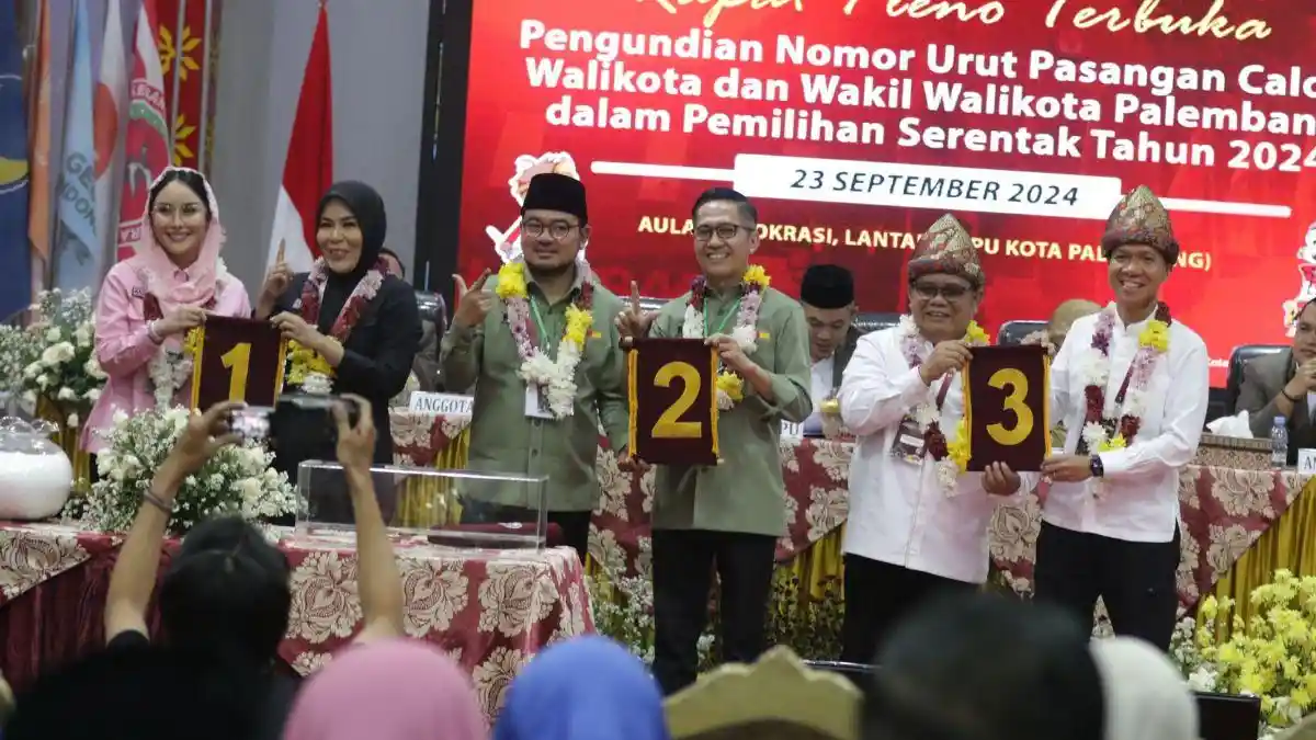 Jadwal Debat Paslon di Pilkada Palembang 2024, Debat Perdana Digelar 22 Oktober 2024
