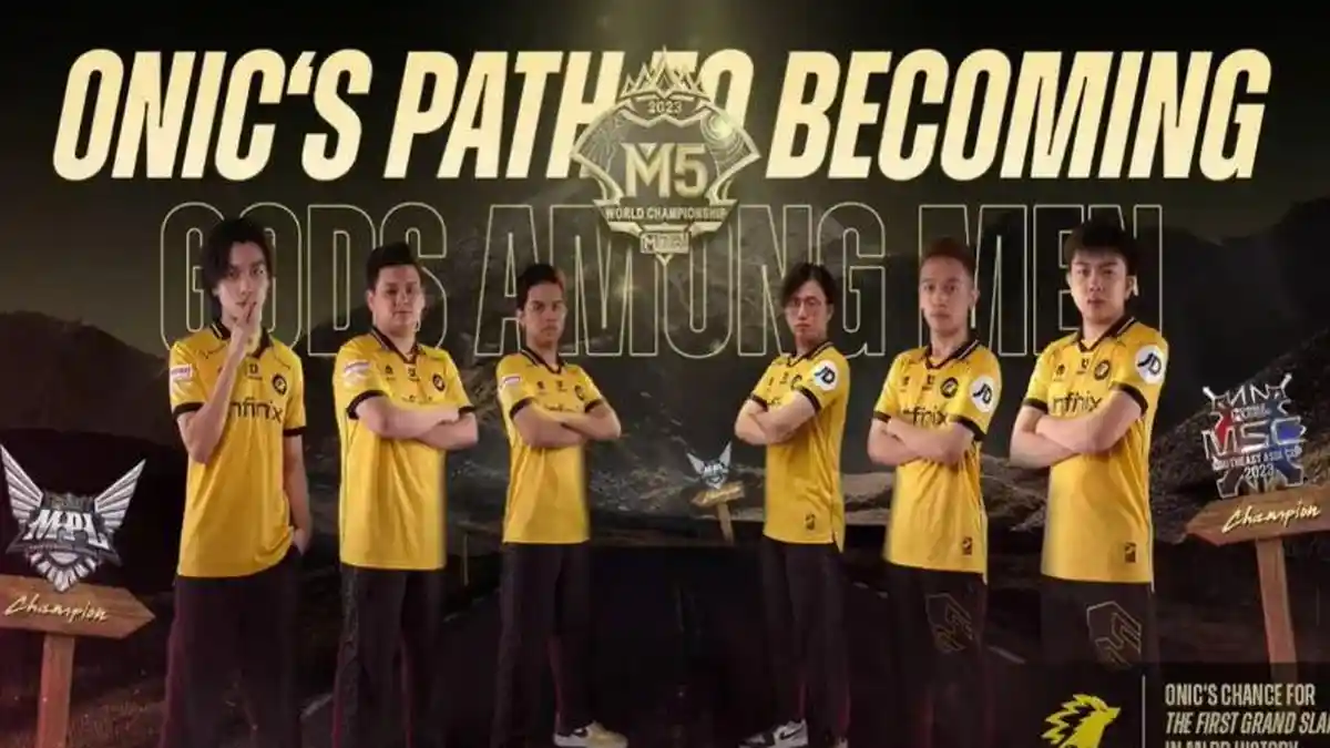 Live Streaming M5 World Championship Mobile Legends Rabu 5 Desember 2023, Onic Esports Main