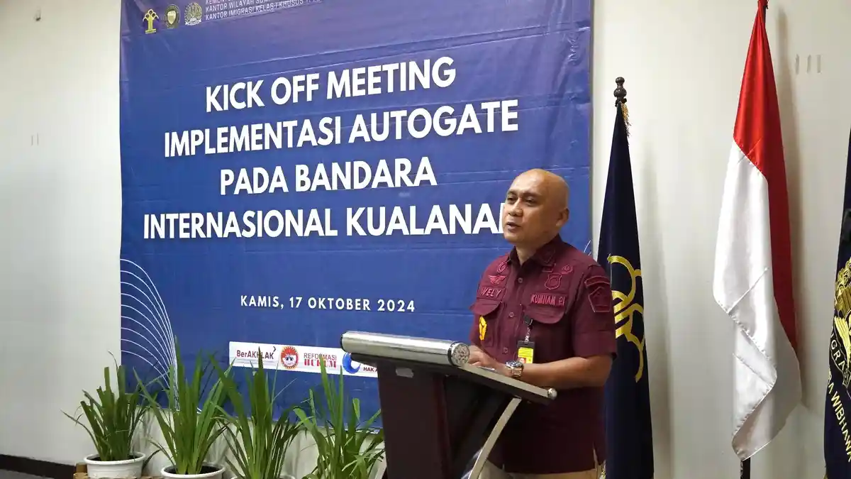 Ditjen Imigrasi Gelar Kick Off Meeting Autogate Bandara Kualanamu, Optimalkan Pemeriksaan