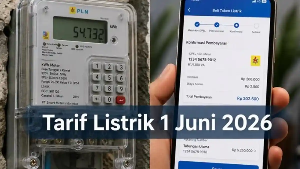 UPDATE Harga Token Listrik 1 Juni 2026, Ada Kenaikan atau Tidak? Cek Daftarnya Untuk Semua Golongan