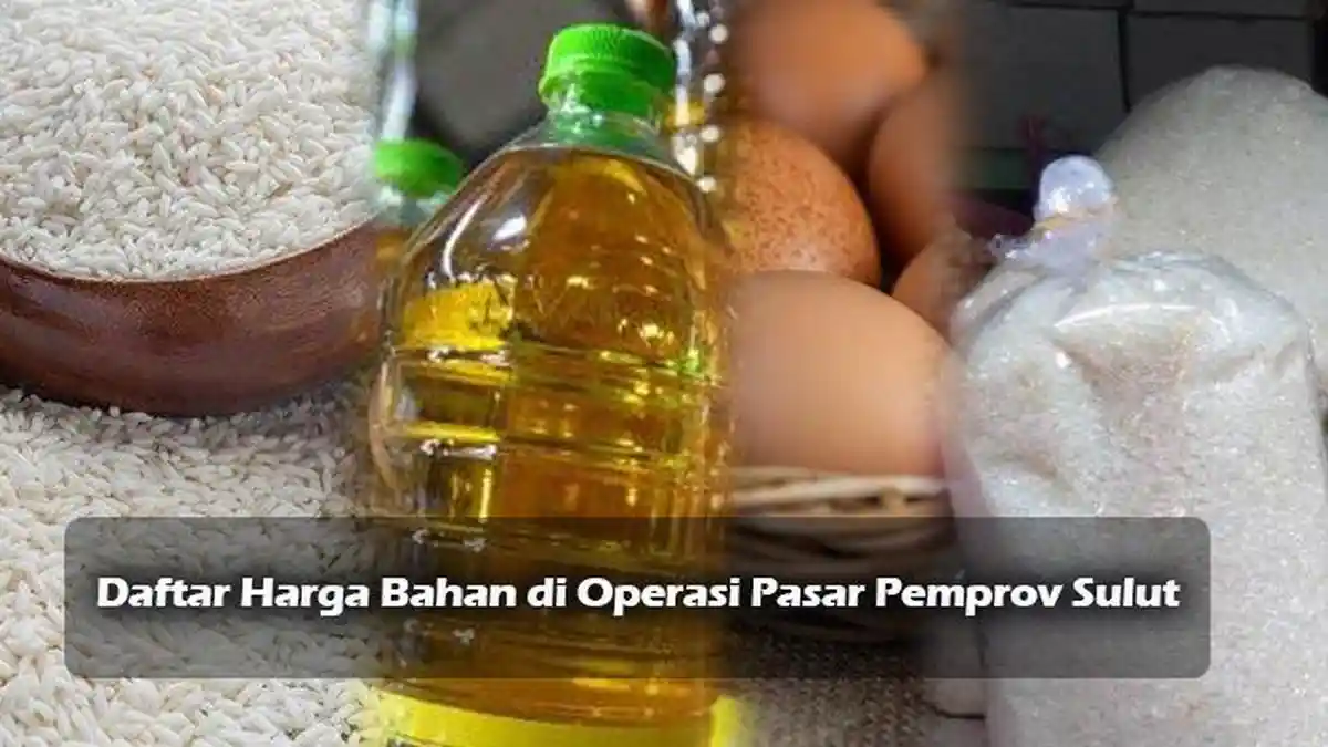 Daftar Harga 4 Bahan : Beras, Minyak Goreng, Telur dan Gula di Gerakan Pangan Murah Pemprov Sulut
