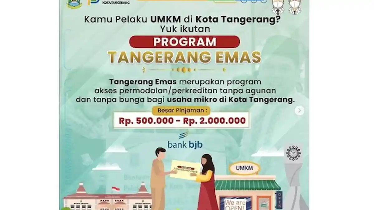 Dapatkan Bantuan UMKM Lewat Tangerang Emas, Begini Syarat yang Harus Dipenuhi
