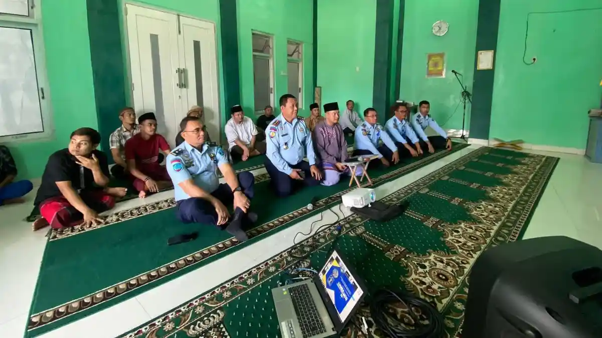 Peringati Hari Bakti Pemasyarakatan ke-59, Lapas Gunungsitoli Ikuti Pembukaan Lomba MTQ Antar WBP