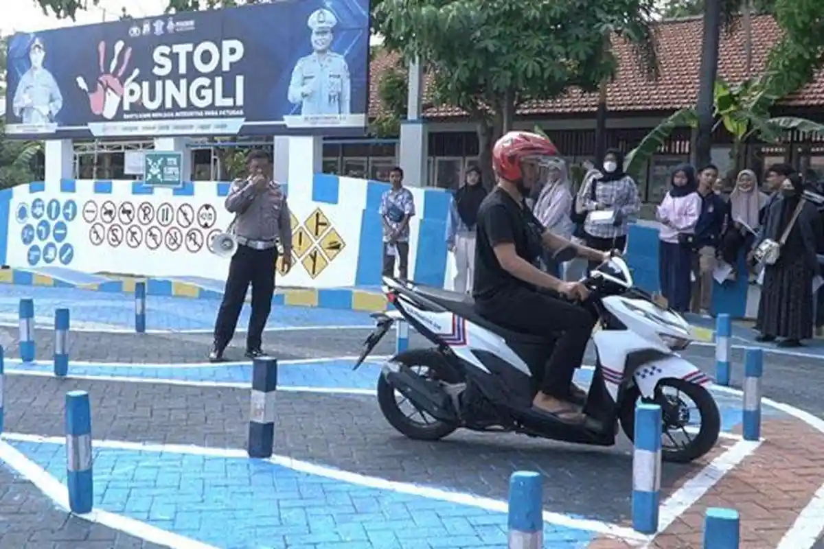 Sirkuit Ujian Praktik SIM C di Satpas Satlantas Polres Gresik Telah Berubah, Ini Respons Pemohon SIM