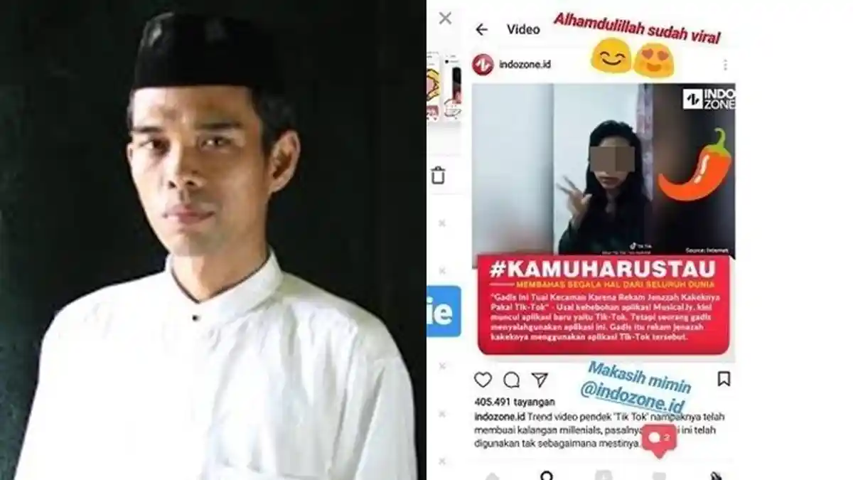 Suka Main Tik Tok dan ML, Ini Penjelasannya Menurut Ustaz Abdul Somad,Tetap Berani Main?