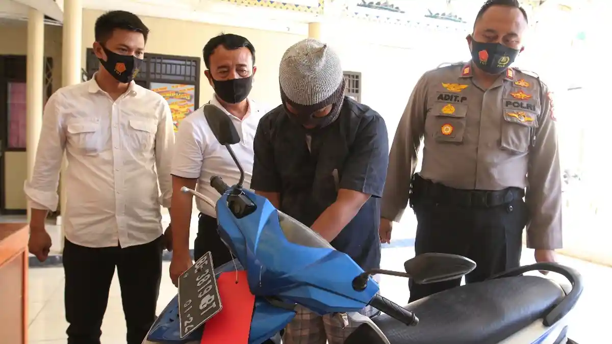 Beraksi di 19 TKP, Begini Modus yang Dipakai Gembong Curanmor asal Terusan Nunyai