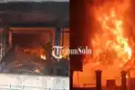 Pasar Wonogiri Kebakaran, Sudah 3,5 Jam Api Belum Bisa Dipadamkan, Damkar Se-Solo Raya Dikerahkan