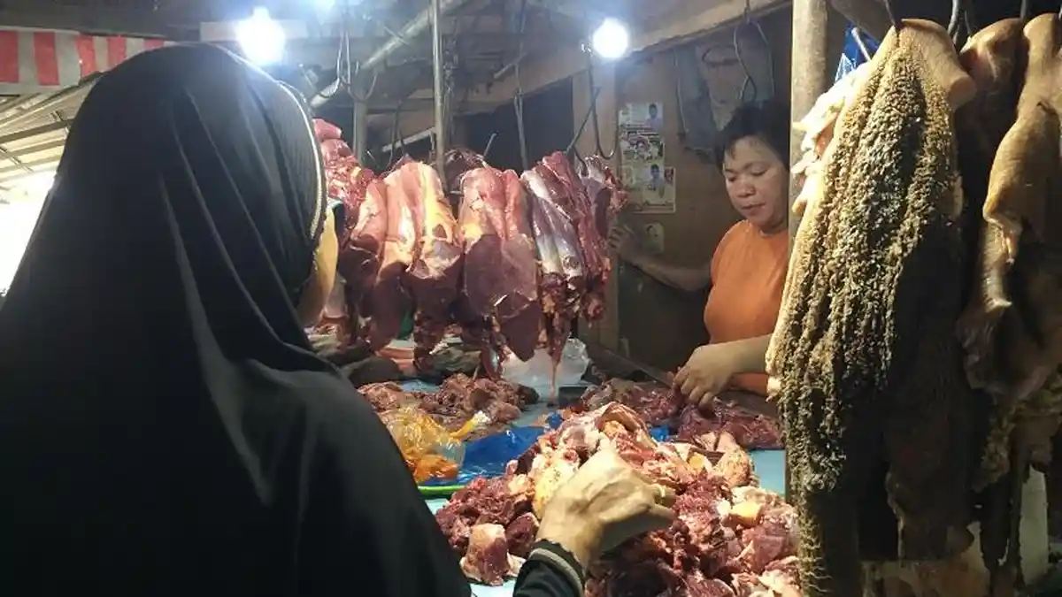 H-1 Ramadhan 2023, Harga Daging Sapi di Pasar Inpres Palu Tembus Rp 150 Per Kg