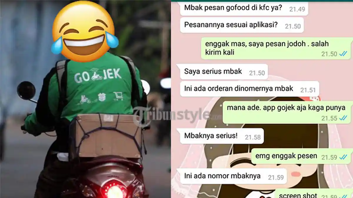 Kocak! Driver Ojol Chat Ajak Kenalan Dengan Modus Pesan Makanan, Dibalas: 'Kenalin Namaku Bambang'