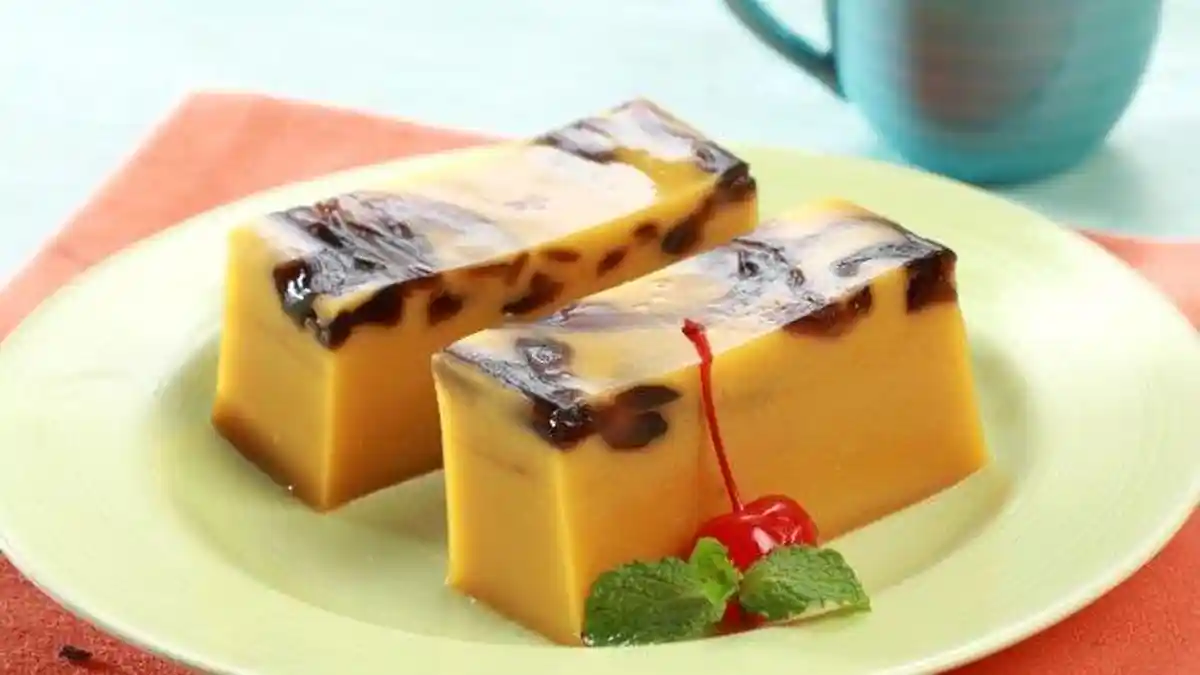 Menu Buka Puasa Puding Cincau Labu Kuning Lezat, Ini Resep dan Cara Membuatnya