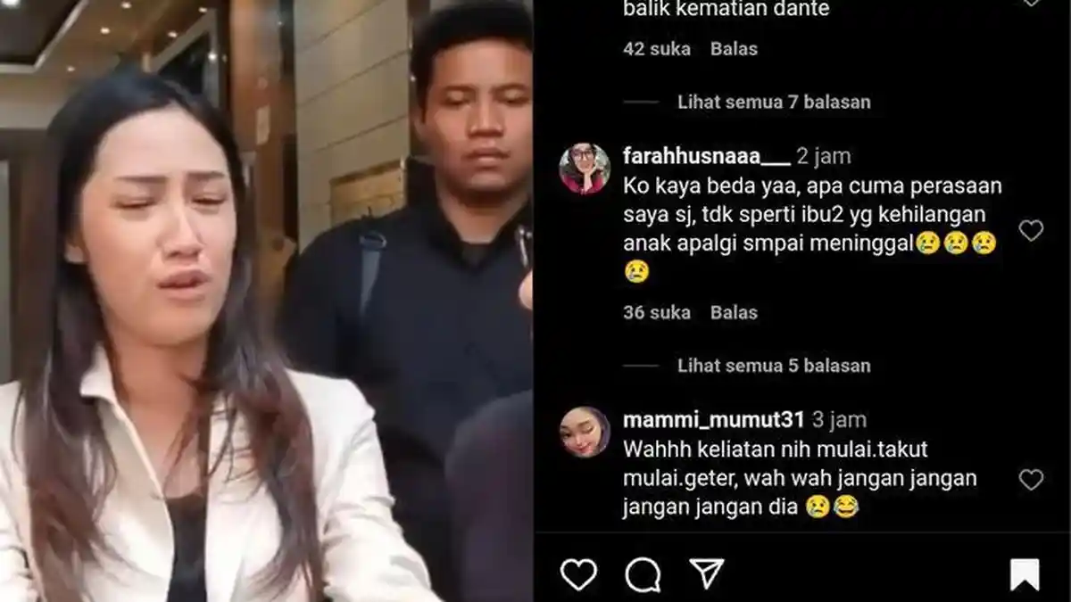 Tamara Tyasmara Nangis Klarifikasi Dirinya Dituding Sekongkol dengan Pacar Habisi Dante: Terserah