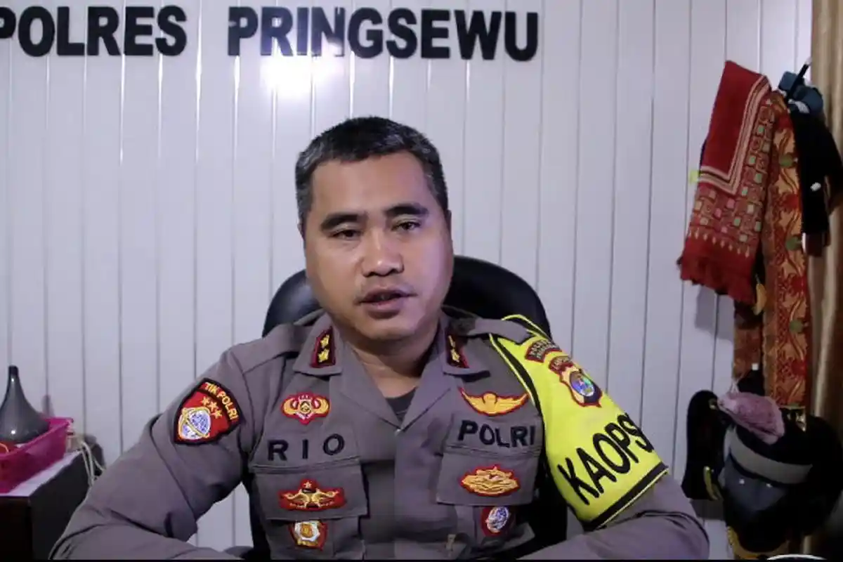Kapolres Pringsewu Lampung Imbau Warga Waspada Bencana Alam 