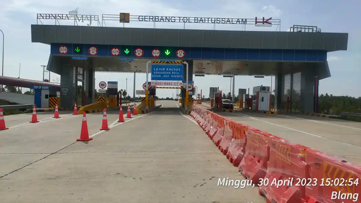 Pemerintah Aceh Minta Pintu Gerbang Tol Baitussalam Dibuka Kembali Pasca Ditutup 1 Mei