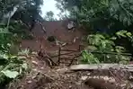 Tebingan 30 Meter di Kampung Mulya Sukasari Bogor Longsor, 4 Rumah Warga Rusak Tertimpa Puing