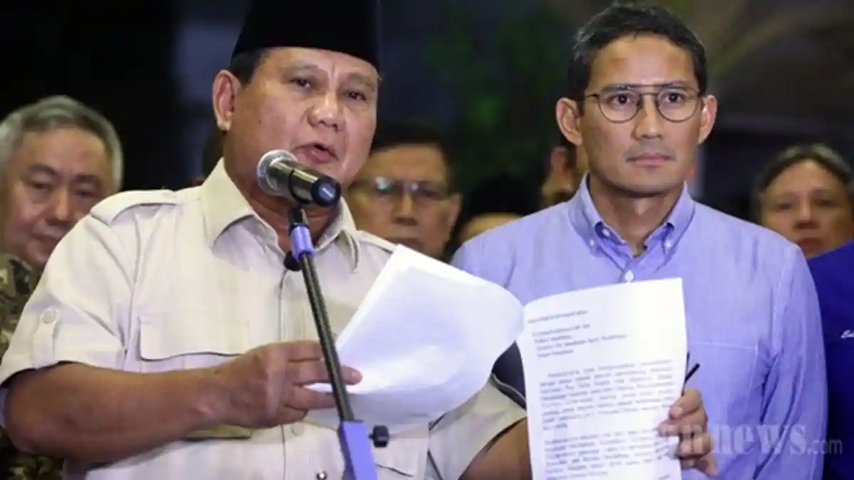 Sandiaga Buka Suara Soal Isu Dirinya Ditampar Prabowo Saat Pilpres 2019, Itu Halu Banget