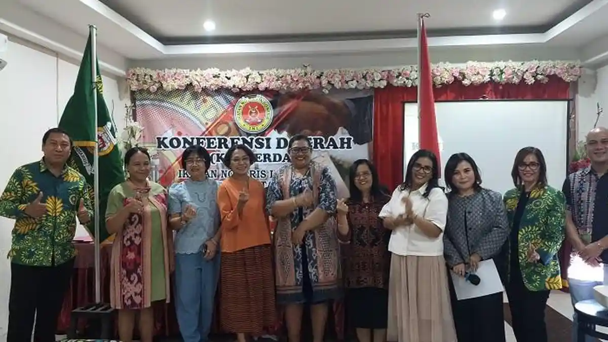 Fince Huru Kembali Pimpin INI Daratan Timor Komitmen Jaga Marwah Notaris