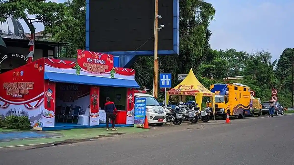 Melihat Fasilitas Pospam di Simpang Gadog, Jadi Tempat Istirahat Pemudik yang Melintas Jalur Puncak