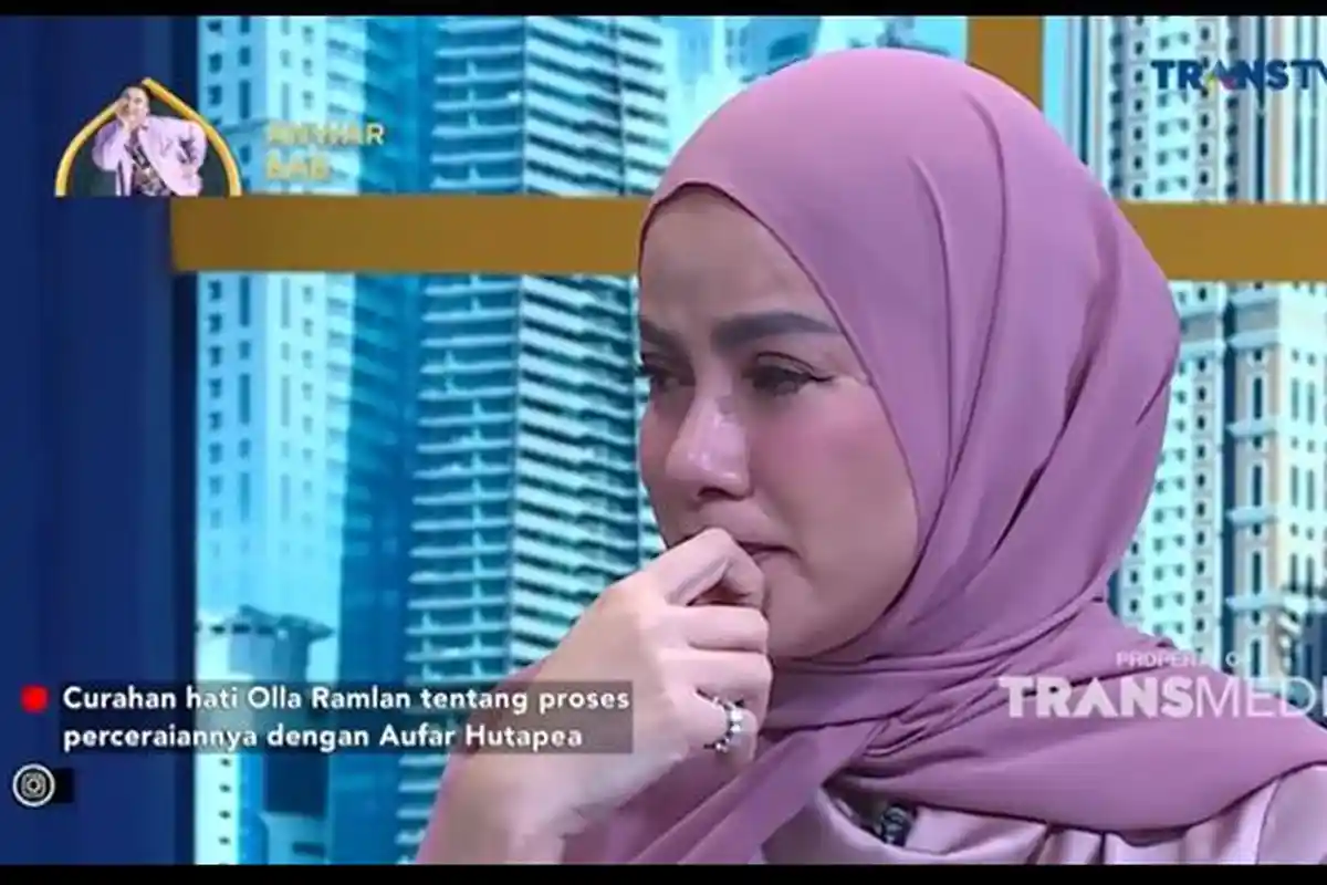 Olla Ramlan Berlinang Air Mata Saat Ungkap Perlakuan Aufar Hutapea