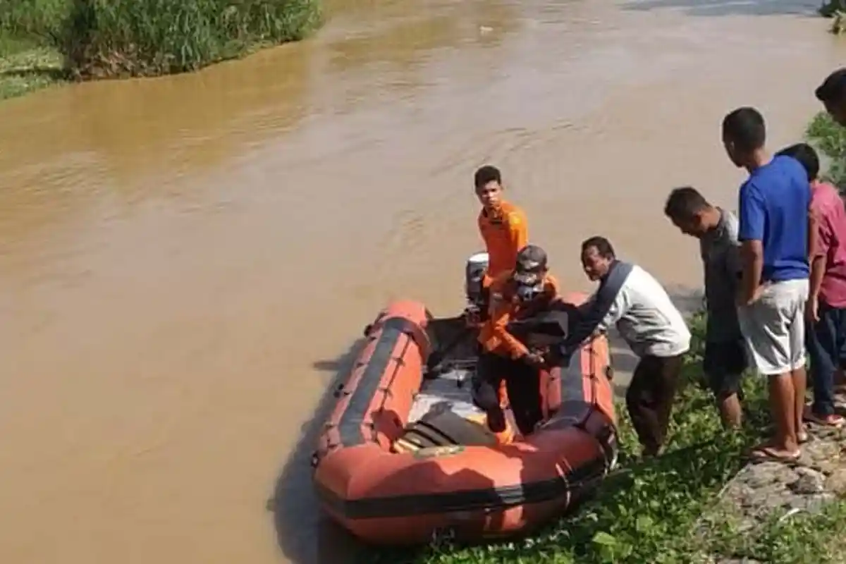 Anak Usia 5 Tahun Diduga Hanyut di Krueng Langsa