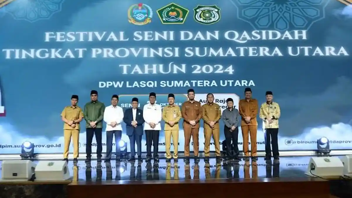 Festival Seni dan Qasidah Sumut 2024 Dibuka, Diharapkan Jadi Wadah Pesan Perdamaian