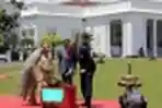 Jokowi Sambut Raja dan Ratu Belanda di Istana Bogor