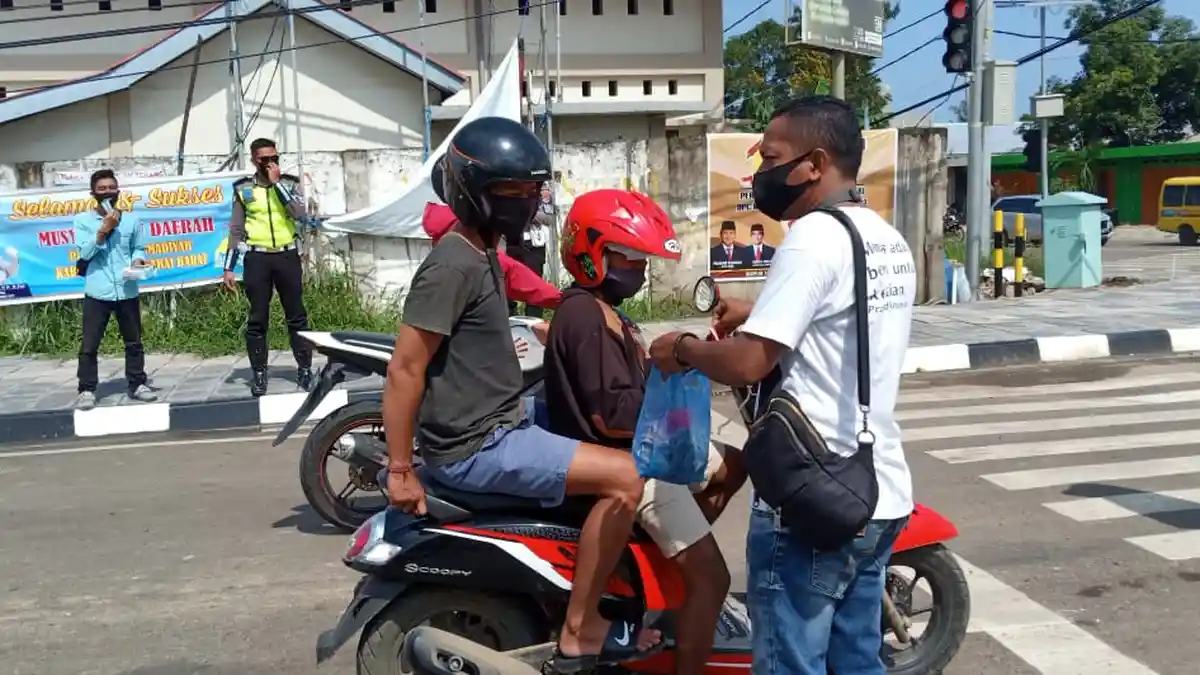 HPN 2021, Wartawan di Labuan Bajo, Manggarai Barat - NTT Bagikan 5 Ribu Masker, Simak Kegiatannya