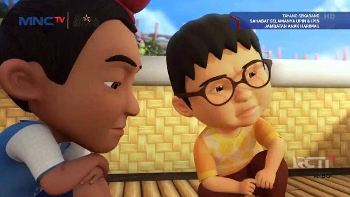 Link Streaming MNCTV Upin dan Ipin Bermula Hari Ini, Ada Aksi Ehsan di Misteri Payung Lembaga Hitam