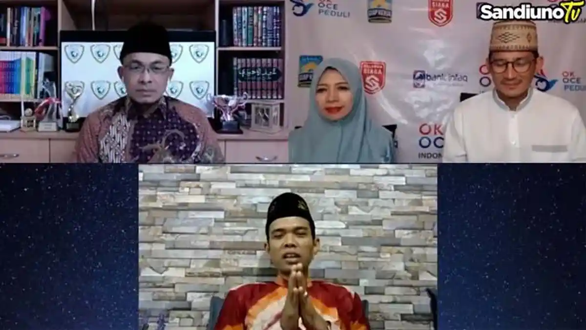 Minta Maaf, Ustaz Abdul Somad Ingat Dosanya kepada Sandiaga Uno : Sampai Hari Ini Masih Teringat