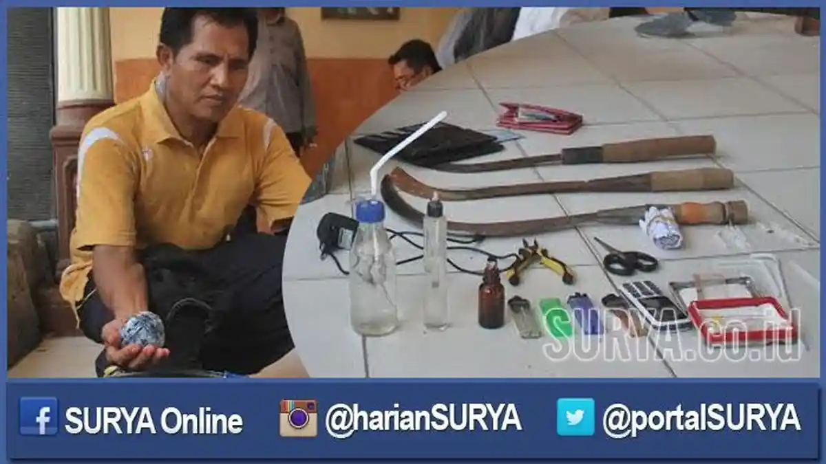Polisi Dilempar Bom Saat Gerebek Rumah Bandar Narkoba di Pamekasan
