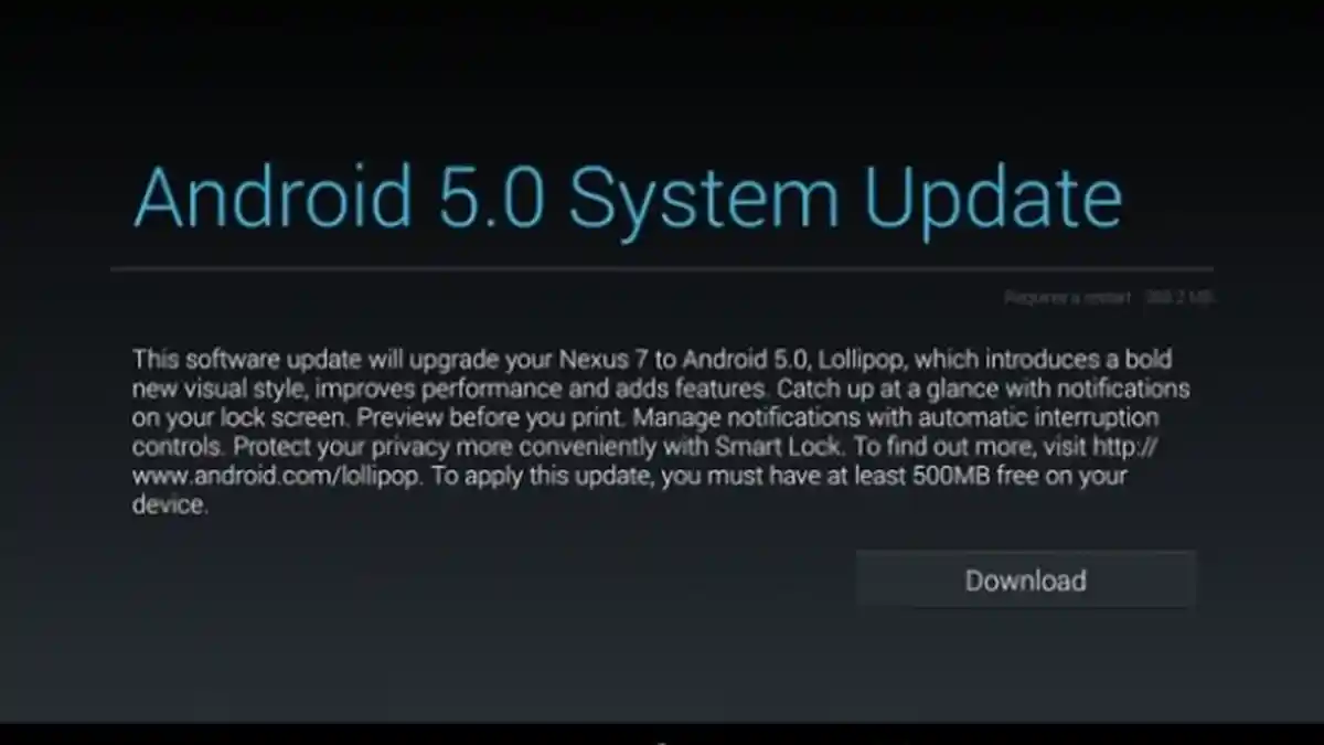Wahai Pemilik Nexus, Silakan Update OTA Android 5.0 Lollipop