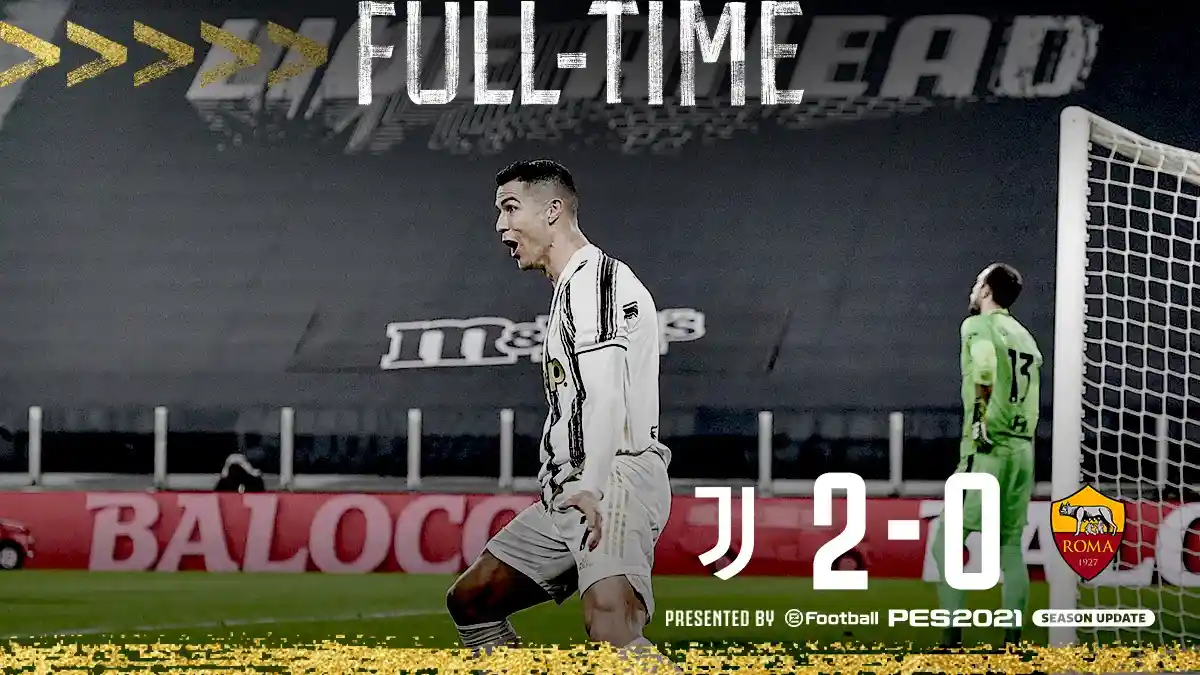 Hasil Liga Italia Juventus vs AS Roma, Cristiano Ronaldo Cetak 1 Gol, Juventus Menang