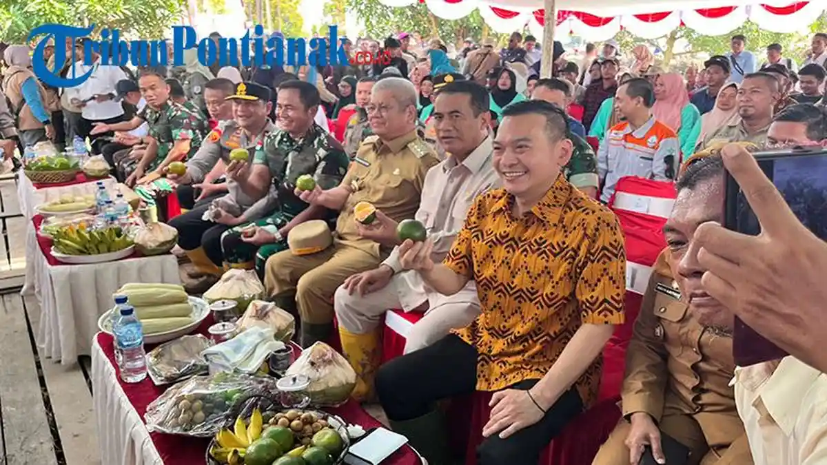 Daniel Johan Dampingi Kunker Mentan, Sebut Potensi Pertanian Kalbar Wujudkan Swasembada Pangan