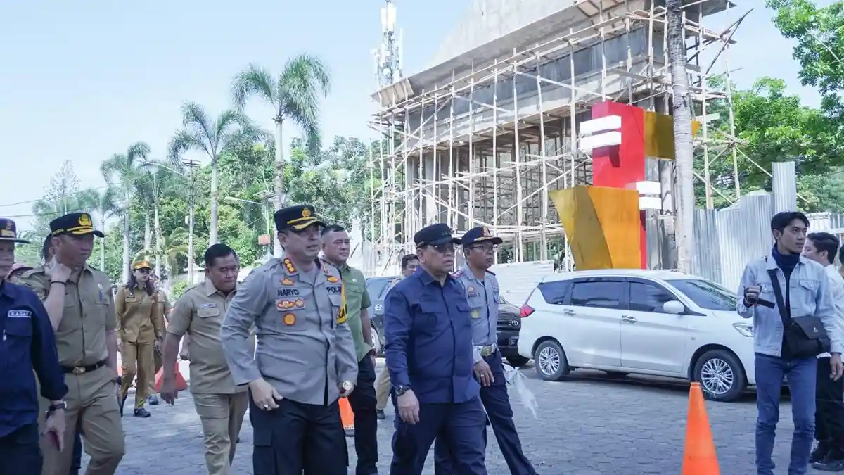 Pemkot Palembang dan Polrestabes Lakukan Simulasi Penataan Lahan Parkir di BKB