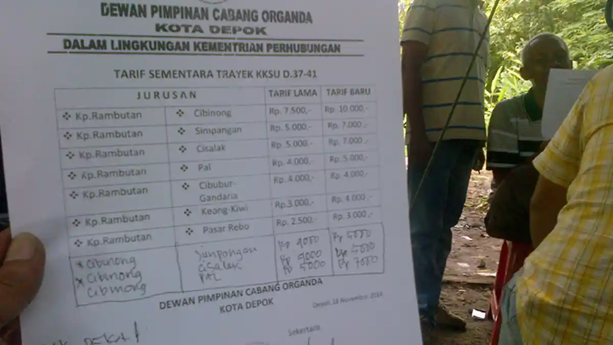 Angkot di Depok Beroperasi Lagi Setelah Organda Tetapkan Tarif Sementara