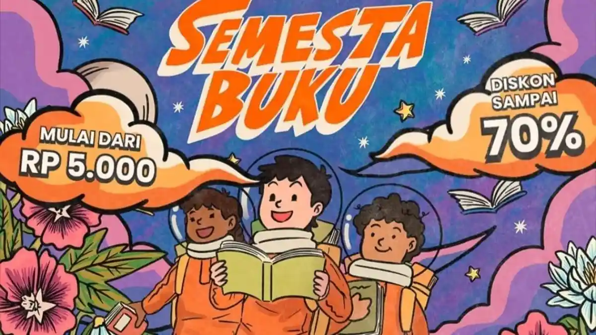 Kabar Gembira! Semesta Buku 2025 Gramedia Kembali Digelar,  Ada Diskon Hingga 70 Persen di 30 Kota