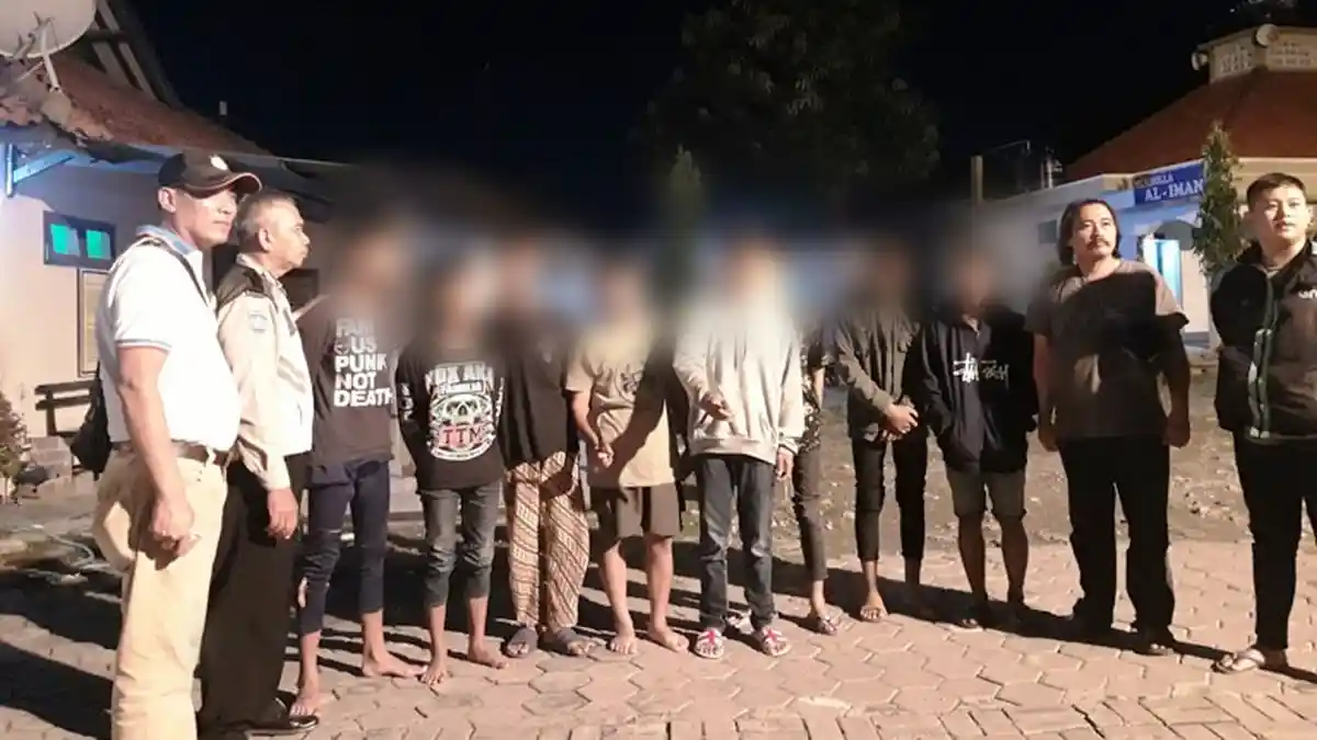 Polsek Tembalang Akhirnya Memulangkan 8 Remaja Semarang Kasus Bawa Sajam