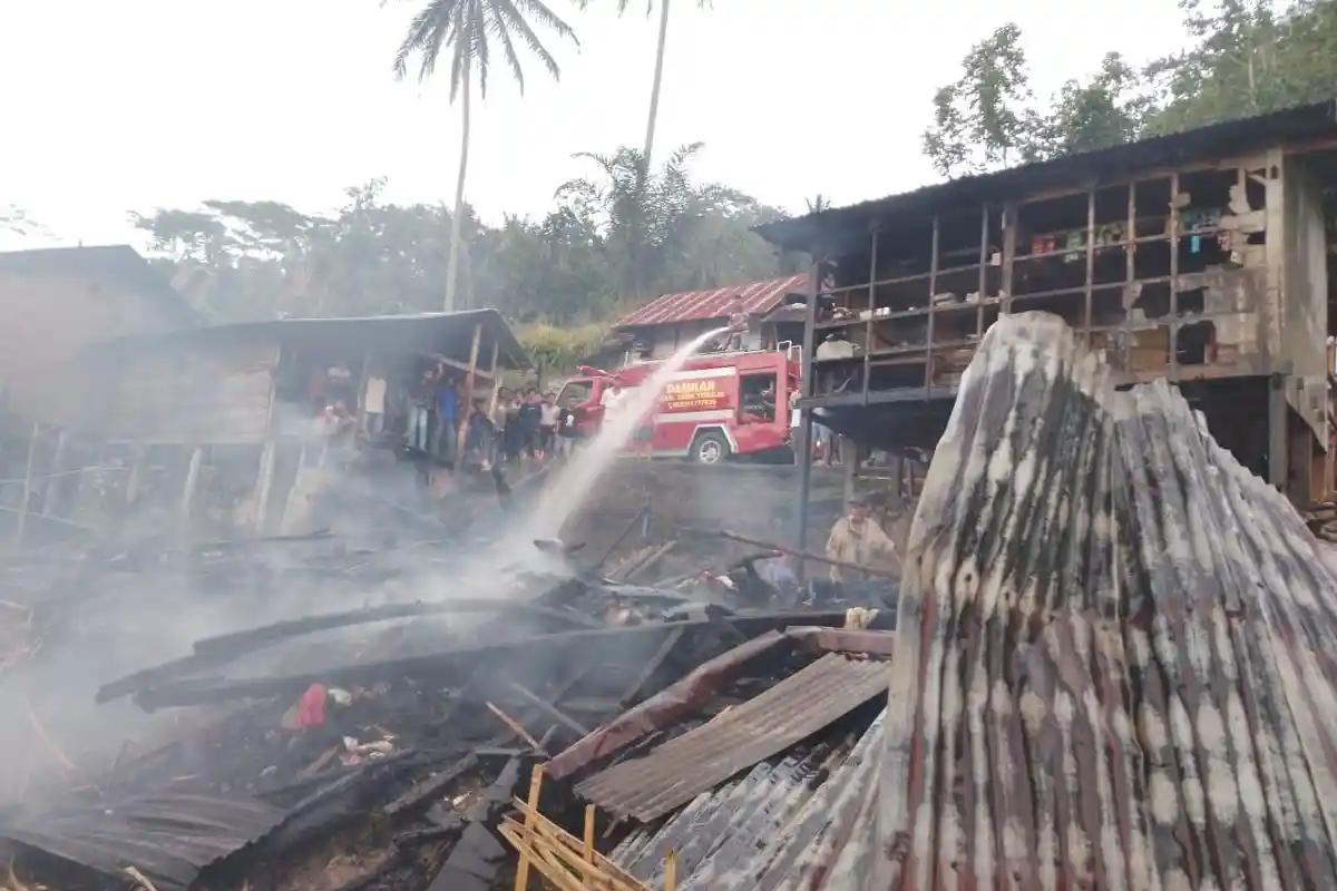 Emas dan Peralatan Elektronik Lukas Tandibali Ikut Hangus Terbakar