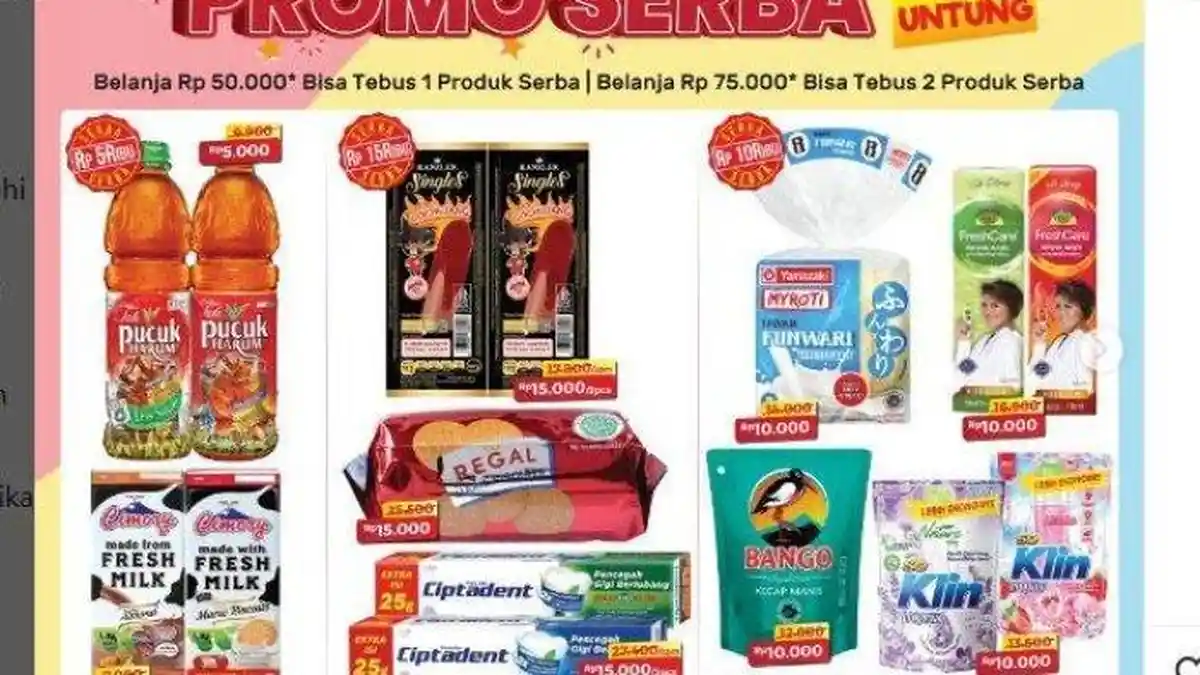 KATALOG Promo Alfamart Hari Ini, 18 Oktober 2023: Belanja Banyak Lebih Hemat, Hingga Ada Gratisan
