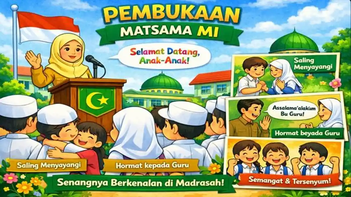 Teks Amanat Upacara Pembukaan Matsama MI 2026/2027, Cocok untuk Anak Kelas 1 Agar Tidak Bosan - Sripoku.com
