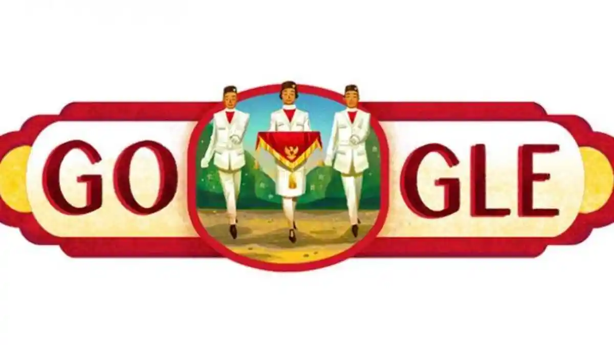 Google Doodle Hari Ini Ikut Rayakan Hut Kemerdekaan RI, Tampilkan Paskibraka