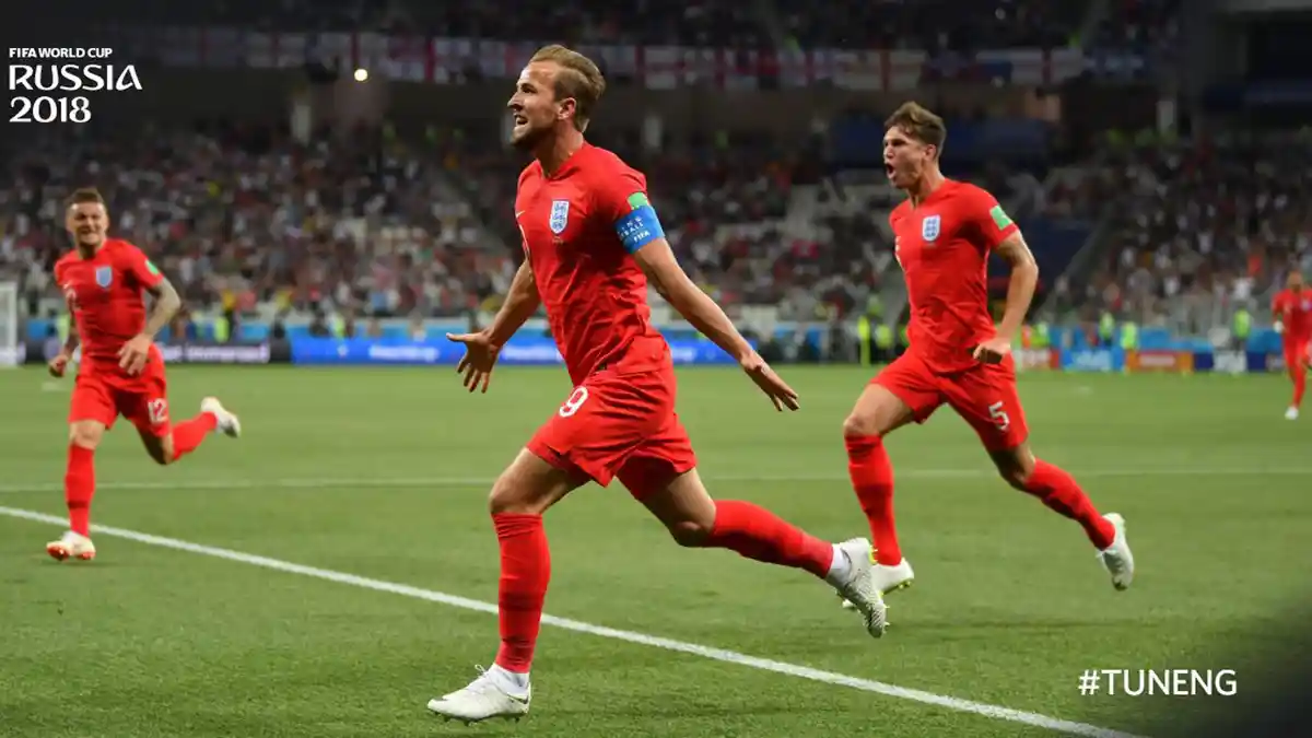 Tunisia vs Inggris: Gol Harry Kane Dibalas Penalti Erjani Sassi, Babak I Kedua Tim Bermain Imbang