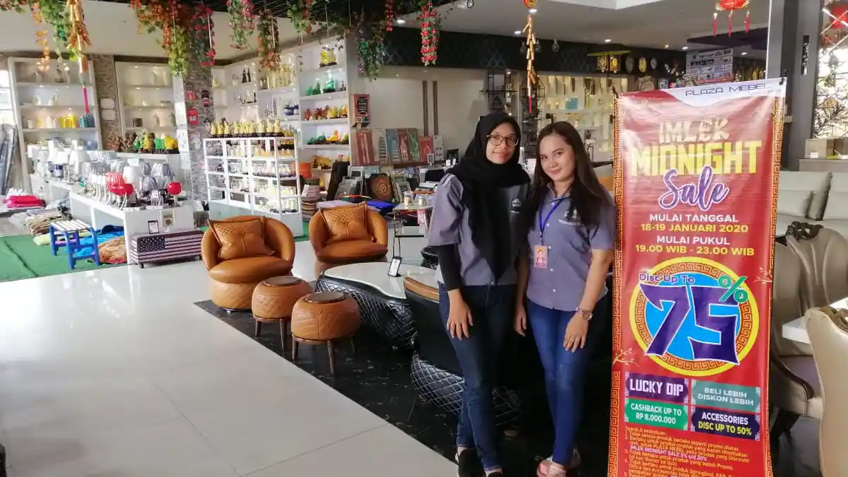 Midnight Sale Plaza Mebel, Dapatkan Promo Diskon Hingga 75 Persen