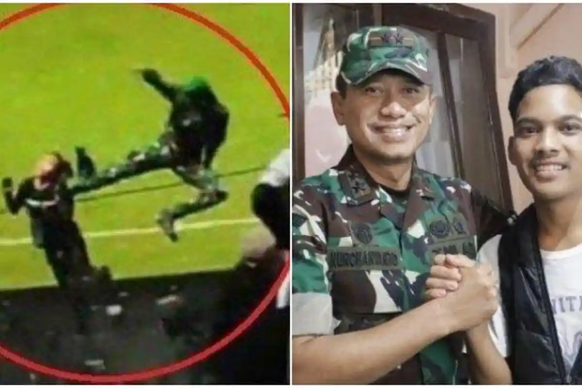 Sosok Pria yang Ditendang Oknum TNI di Kanjuruhan, Pangdam V/Brawijaya Pilu Saat Kunjungi Rumahnya